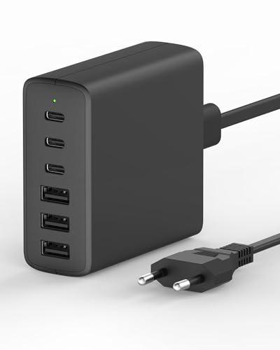 USB C Ladegerät Mehrfach, 6-Port Mehrfach Ladestation mit 3 USB-C und 3 USB-A, Multi Charger Netzteil Kompatibel für iPhone 15 14 13 12 11 SE XS XR 8, iPad Pro/Air, Galaxy, Handys USB C Ladegerät Mehrfach, 6-Port Mehrfach Ladestation mit 3 USB-C und 3 USB-A, Multi Charger Netzteil Kompatibel für iPhone 15 14 13 12 11 SE XS XR 8, iPad Pro/Air, Galaxy, Handys von IFEART