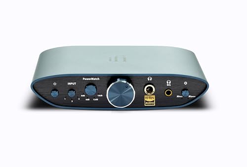 iFi Zen Can Signature Tischamp für Audiophile Kopfhörer - Leistung 1890 mW, komplettes Dual-Mono-Design, ausgewogene Ausgänge 4,4 mm & 6,3 mm, analoger Verarbeitungsmodus XSpace & XBass von IFI