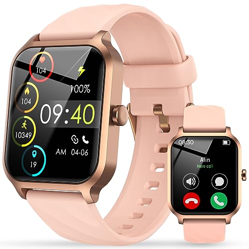 IFMDA Smartwatch Damen mit Telefonfunktion - 1.83" Touchscreen Smart Watch Damen,Sportuhr mit 100+ Modi,IP68 Wasserdicht,Herzfrequenzmonitor,Schlafmonitor,Schrittzähler,Smartwatches für Android iOS von IFMDA