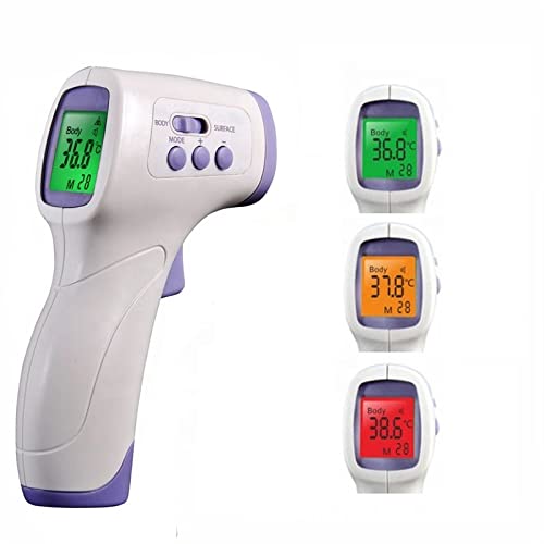 Medizinisches Infrarotthermometer für Erwachsene, kontaktloses Thermometer, LCD-Display, Farbindikatoren, 32 Speicherplätze. Medizinisches Infrarotthermometer für Erwachsene, kontaktloses Thermometer, LCD-Display, Farbindikatoren, 32 Speicherplätze. von IFNI