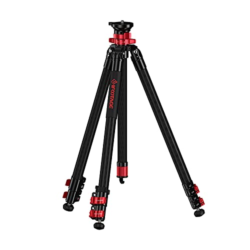 IFOOTAGE Gazelle TC6S,65"/165 cm Kamera Stativ, Kohlefaser-Videostativ, 3 Abschnitte mit Mittelstange, maximale Belastung 17,6 lbs/8 kg, für Canon, Nikon, Sony DSLR-Camcorder-Videofotografie IFOOTAGE Gazelle TC6S,65"/165 cm Kamera Stativ, Kohlefaser-Videostativ, 3 Abschnitte mit Mittelstange, maximale Belastung 17,6 lbs/8 kg, für Canon, Nikon, Sony DSLR-Camcorder-Videofotografie von IFOOTAGE