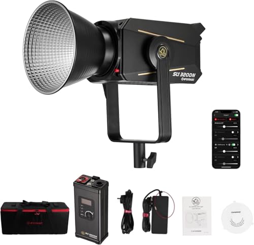 IFOOTAGE SL1 320DN COB-Videoleuchte,320W LED Videoleuchte Studiolicht mit 5600K Tageslicht,CRI98+,Helligkeit 56000 Lux bei 1m,8 Lichteffekte,APP-Steuerung,für Professionelle Videoaufnahmen IFOOTAGE SL1 320DN COB-Videoleuchte,320W LED Videoleuchte Studiolicht mit 5600K Tageslicht,CRI98+,Helligkeit 56000 Lux bei 1m,8 Lichteffekte,APP-Steuerung,für Professionelle Videoaufnahmen von IFOOTAGE