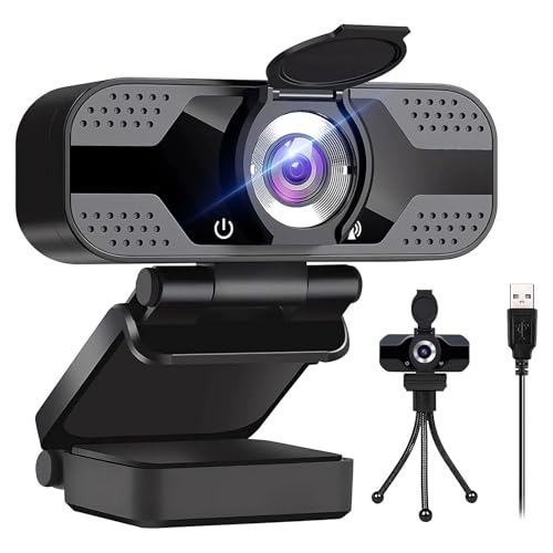 IFaca 1080P Webcam PC mit Dual Mikrofon, 30FPS Full HD USB Webcam, Upgraded Autofokus, leichte Korrektur, Geräuschunterdrückung, Privatsphäre Shutter und Tripod, Kamera für Video Calling, Konferenz IFaca 1080P Webcam PC mit Dual Mikrofon, 30FPS Full HD USB Webcam, Upgraded Autofokus, leichte Korrektur, Geräuschunterdrückung, Privatsphäre Shutter und Tripod, Kamera für Video Calling, Konferenz von IFaca