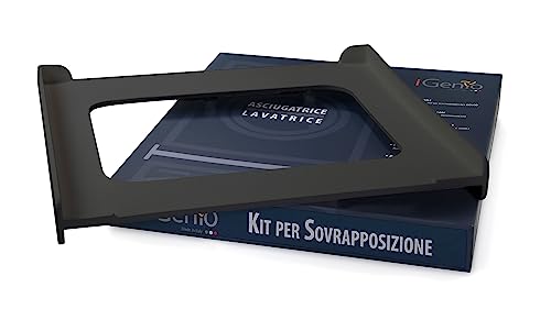 Überlappungssäule für Waschmaschine, Wäschetrockner, Universal (Anthrazitgrau) von IGENIO