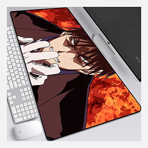 IGIRC Fullmetal Alchemist-Geschwindigkeits-Spiel Mauspad |XXL Mousepad | 900 x 400mm Größe | 3 mm Dicke Basis |Perfekte Präzision und Geschwindigkeit, G Mauspad von IGIRC