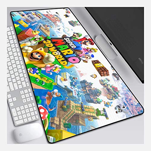 IGIRC Louise Mario 900X400mm Mauspad, Perfekte Präzision und Geschwindigkeit Gaming-Mauspad mit 3 mm starker Unterseite, für Notebooks, PC, E Mauspad IGIRC Louise Mario 900X400mm Mauspad, Perfekte Präzision und Geschwindigkeit Gaming-Mauspad mit 3 mm starker Unterseite, für Notebooks, PC, E Mauspad von IGIRC