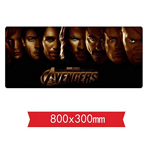 IGIRC Mauspad,Infinity War Gaming Mouse Mat - 800x300x3mm Dimension - Non-Slip Rubber Base - Special Treated Textured Weave and Stitched Edge, P von Hemore