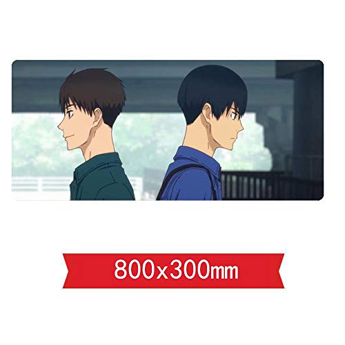 Mauspad,Strong Wind Blowing Mouse Mat Gaming, 800 x 300 x 3 mm, Non-Slip Rubber Base, Compatible with Laser and Optical Mice, D von IGIRC
