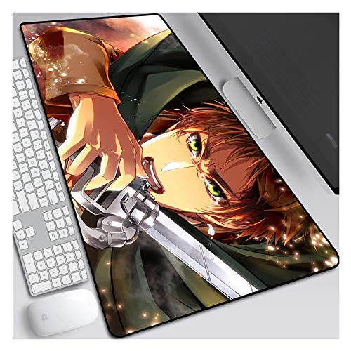 IGIRC Mauspad Angriff auf Titan Speed ​​Gaming Mauspad |XXL Mousepad | 900 x 400mm Großformat | 3 mm Dicke Basis | Perfekte Präzision und Geschwindigkeit, J von IGIRC