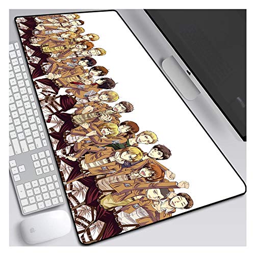 IGIRC Mauspad Angriff auf Titan Speed Gaming Mauspad |XXL Mousepad | 900 x 400mm Großformat | 3 mm Dicke Basis | Perfekte Präzision und Geschwindigkeit, M IGIRC Mauspad Angriff auf Titan Speed Gaming Mauspad |XXL Mousepad | 900 x 400mm Großformat | 3 mm Dicke Basis | Perfekte Präzision und Geschwindigkeit, M von IGIRC
