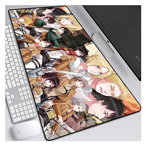 IGIRC Mauspad Angriff auf Titan Speed ​​Gaming Mauspad |XXL Mousepad | 900 x 400mm Großformat | 3 mm Dicke Basis | Perfekte Präzision und Geschwindigkeit, S von IGIRC