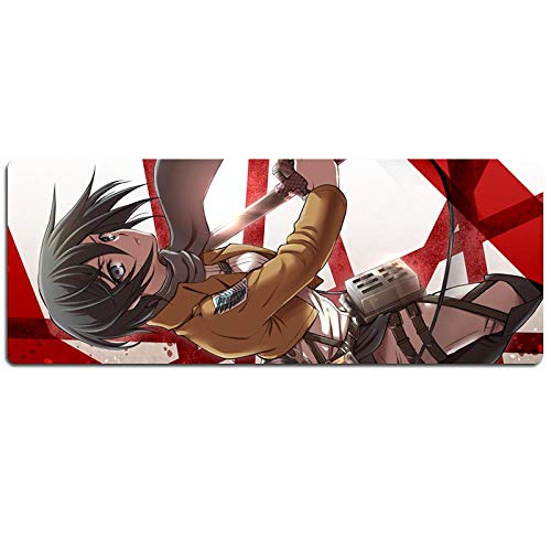 Mauspad Angriff auf den Riesen Speed ​​Gaming Mouse Pad | XXL Mousepad | 900 x 400mm Großformat | 3 mm Dicke Basis | Perfekte Präzision und Geschwindigkeit, Q von Hemore
