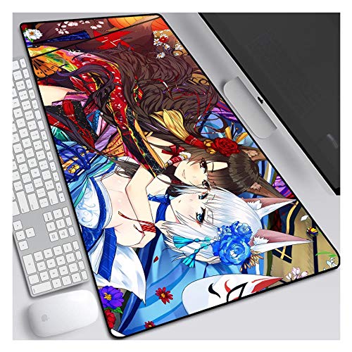 IGIRC Mauspad Azur Lane Speed ​​Gaming Mouse Pad | XXL Mousepad | 900 x 400mm Größe | 3 mm Dicke Basis |Perfekte Präzision und Geschwindigkeit, C von Hemore
