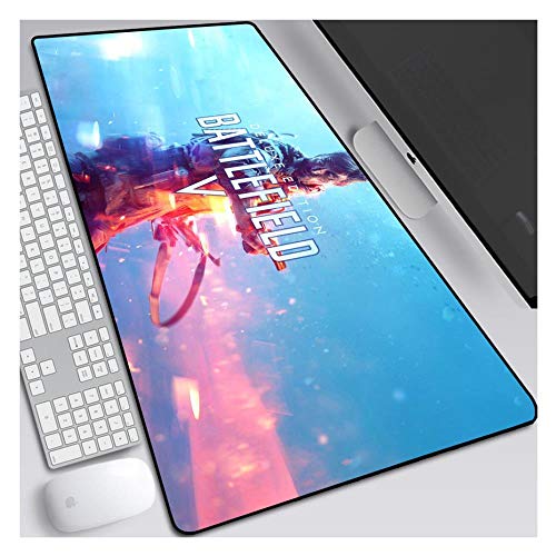 IGIRC Mauspad Battlefield 5 Speed ​​Gaming Mauspad |XXL Mousepad | 900 x 400mm Großformat | 3 mm Dicke Basis | Perfekte Präzision und Geschwindigkeit, S von IGIRC