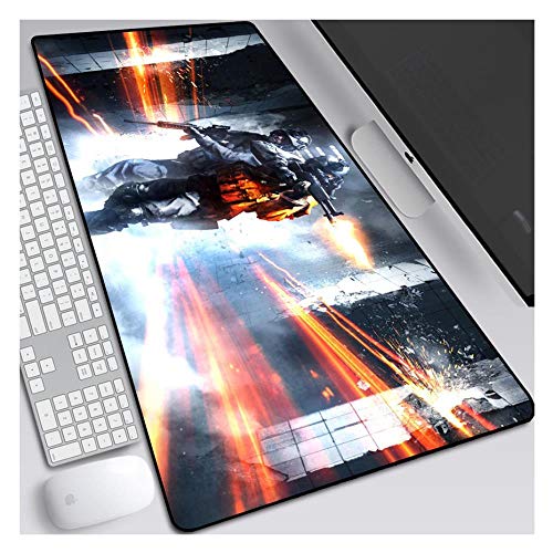 IGIRC Mauspad Battlefield 5 Speed ​​Gaming Mauspad |XXL Mousepad | 900 x 400mm Großformat | 3 mm Dicke Basis | Perfekte Präzision und Geschwindigkeit, U von IGIRC