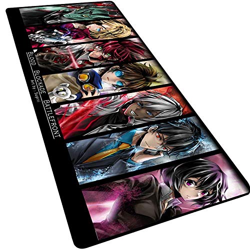 IGIRC Mauspad Blutfront Anime Perfect wasserdichte Schicht, 800 x 300 mm Mauspad, Gummibeschaffenheit Unterseite, 3 mm Dicke Basis Mousepad, Das Beste Präzisions- und Geschwindigkeitserlebnis, A IGIRC Mauspad Blutfront Anime Perfect wasserdichte Schicht, 800 x 300 mm Mauspad, Gummibeschaffenheit Unterseite, 3 mm Dicke Basis Mousepad, Das Beste Präzisions- und Geschwindigkeitserlebnis, A von Hemore
