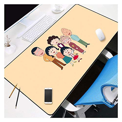 IGIRC Mauspad Chibi Maruko 900X400mm Mouse pad, Speed Gaming Mousepad,Extended XXL Large Mousemat with 3mm-Thick Base,for notebooks, PC, N von IGIRC