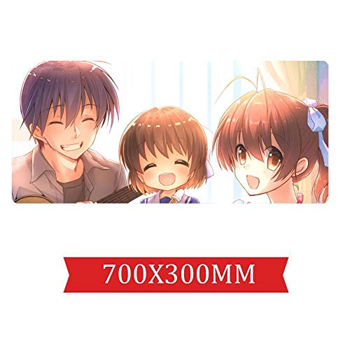Mauspad Clannad Geschwindigkeits-Spiel Mauspad |XXL Mousepad | 700 x 300mm Großformat | 2 mm Dicke Basis | Perfekte Präzision und Geschwindigkeit, M Mauspad Clannad Geschwindigkeits-Spiel Mauspad |XXL Mousepad | 700 x 300mm Großformat | 2 mm Dicke Basis | Perfekte Präzision und Geschwindigkeit, M von Hemore