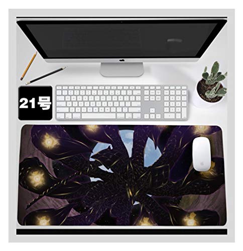 IGIRC Mauspad Coole Ninja wasserdichte 900X400mm Mausunterlage, Extended XXL große Professional Gaming Mouse Matte mit 3mm starker Basis, für Notebooks, PC, 21 von Hemore