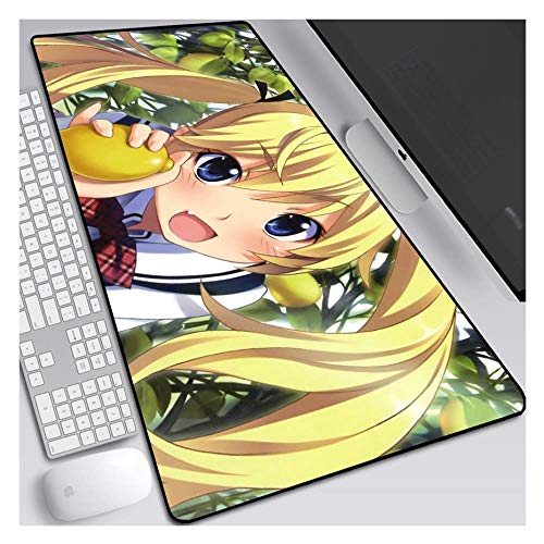 Mauspad Geschwindigkeits-Spiel Yumiko Sakaki Mauspad |XXL Mousepad | 800 x 300mm Großformat | 3 mm Dicke Basis | Perfekte Präzision und Geschwindigkeit, ich Mauspad Geschwindigkeits-Spiel Yumiko Sakaki Mauspad |XXL Mousepad | 800 x 300mm Großformat | 3 mm Dicke Basis | Perfekte Präzision und Geschwindigkeit, ich von Hemore