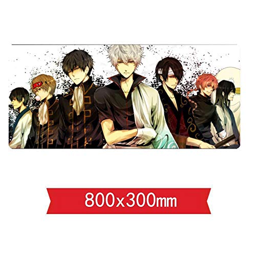 IGIRC Mauspad Gintama 800X300mm Mauspad, Speed ​​Gaming Mousepad, Erweitertes XXL großes Mousemat mit 2mm starker Basis, für Notebooks, PC, I von IGIRC