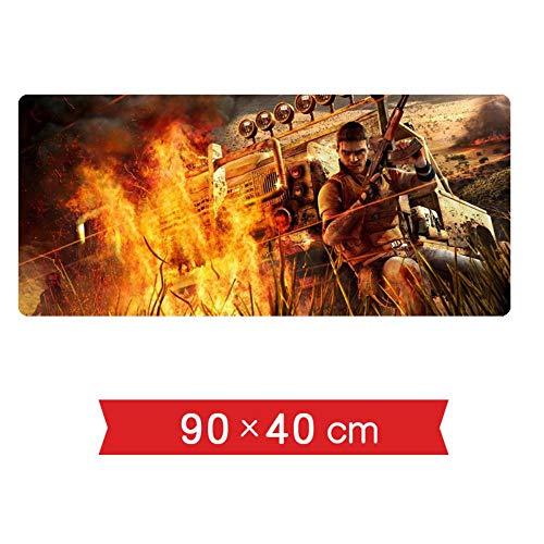 IGIRC Mauspad Insel-Überlebens-Geschwindigkeits-Spiel Mauspad |XXL Mousepad | 900 x 400mm Größe | 3 mm Dicke Basis |Perfekte Präzision und Geschwindigkeit, J von IGIRC