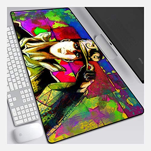 IGIRC Mauspad Jojos wunderbares Adventure 800X300mm Mauspad, Perfekte Präzision und Geschwindigkeit Gaming-Mauspad mit 3 mm starker Unterseite, für Notebooks, PC, M IGIRC Mauspad Jojos wunderbares Adventure 800X300mm Mauspad, Perfekte Präzision und Geschwindigkeit Gaming-Mauspad mit 3 mm starker Unterseite, für Notebooks, PC, M von IGIRC