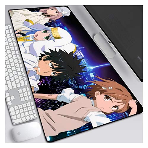 IGIRC Mauspad Misaka Mikoto Speed ​​Gaming Mauspad, 800X300mm Mauspad, Erweitertes XXL großes Mousemat mit 3mm starker Basis, Perfekte Präzision und Geschwindigkeit, F von IGIRC