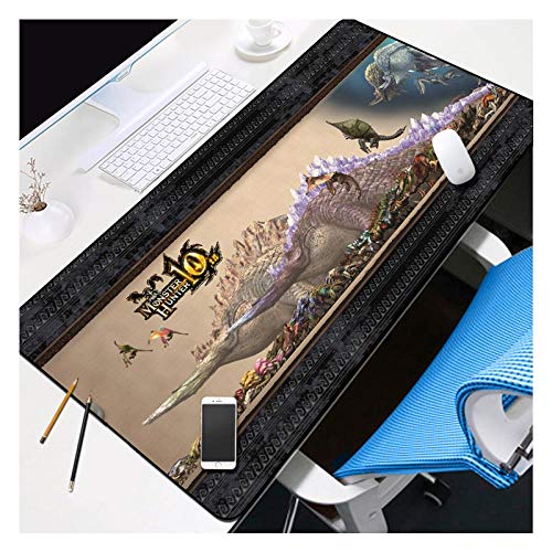 IGIRC Mauspad Monster Hunter Speed Gaming Mouse pad,900X400mm Mousepad,Extended XXL Large Mousemat with 3mm-Thick Base,for notebooks, PC, A IGIRC Mauspad Monster Hunter Speed Gaming Mouse pad,900X400mm Mousepad,Extended XXL Large Mousemat with 3mm-Thick Base,for notebooks, PC, A von Hemore