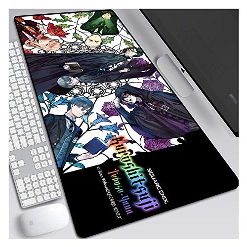 IGIRC Mauspad Rael Black Deacon 900X400mm Mauspad, Speed ​​Gaming Mousepad, Erweitertes XXL großes Mousemat mit 3mm starker Basis, für Notebooks, PC, H von IGIRC