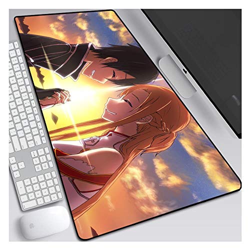 IGIRC Mauspad Schwert Art Online Speed ​​Gaming Mauspad |XXL Mousepad | 800 x 300mm Großformat | 3 mm Dicke Basis | Perfekte Präzision und Geschwindigkeit, S von IGIRC