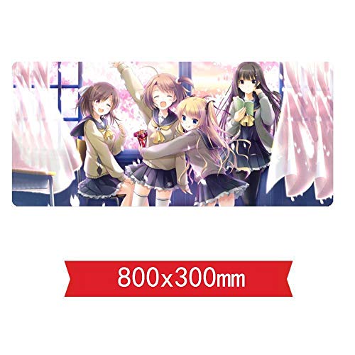 IGIRC Mauspad Sekundärelementmädchen Geschwindigkeits-Spiel Mousepad |XXL Mousepad | 800 x 300mm Großformat | 2 mm Dicke Basis | Perfekte Präzision und Geschwindigkeit, M von IGIRC