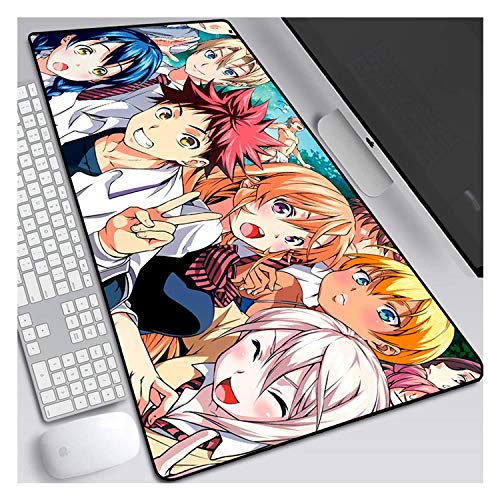 IGIRC Mauspad Shokugeki no Soma Speed ​​Gaming Mauspad, 900X400mm Mauspad, Erweitertes XXL großes Mousemat mit 3mm starker Basis, Perfekte Präzision und Geschwindigkeit, L von IGIRC