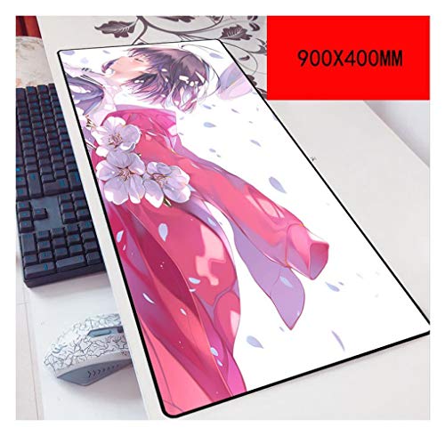 Mauspad Speed Gaming Mouse Pad | XXL Mousepad | 900 x 400mm Größe | 3 mm Dicke Basis |Perfekte Präzision und Geschwindigkeit, C von Hemore