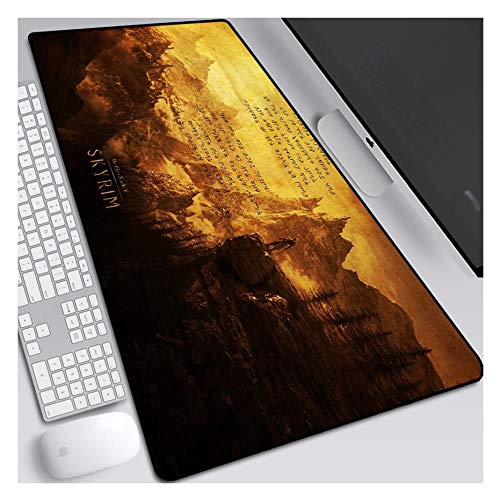 IGIRC Mauspad The Elder Scrolls 900X400mm Mauspad, Extended XXL Large Professional Gaming Mauspad mit 3mm starker Basis, für Notebooks, PC, K IGIRC Mauspad The Elder Scrolls 900X400mm Mauspad, Extended XXL Large Professional Gaming Mauspad mit 3mm starker Basis, für Notebooks, PC, K von Hemore