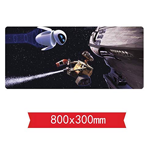 Mauspad,Wall·E Robotics Speed Gaming Mouse Pad | XXL Mousepad |800 x 300mm Large Size| 3mm-Thick Base | Perfect Precision and   Speed, I von IGIRC