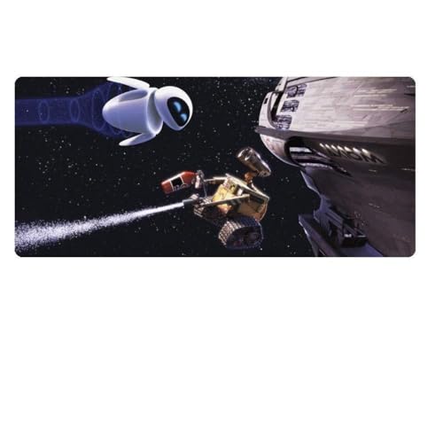 Mauspad,Wall·E Robotics Speed Gaming Mouse Pad | XXL Mousepad |800 x 300mm Large Size| 3mm-Thick Base | Perfect Precision and   Speed, I von IGIRC