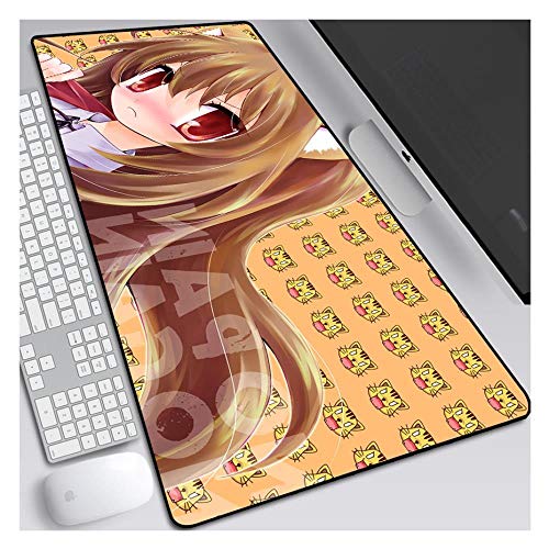 Mauspad Aisaka Taiga Speed Gaming Mauspad, 800X300mm Mauspad, Erweitertes XXL großes Mousemat mit 3mm starker Basis, Perfekte Präzision und Geschwindigkeit, L Mauspad Aisaka Taiga Speed Gaming Mauspad, 800X300mm Mauspad, Erweitertes XXL großes Mousemat mit 3mm starker Basis, Perfekte Präzision und Geschwindigkeit, L von Hemore