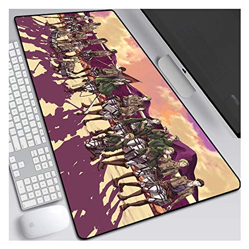 Mauspad Angriff auf Titan Speed Gaming Mauspad |XXL Mousepad | 900 x 400mm Großformat | 3 mm Dicke Basis | Perfekte Präzision und Geschwindigkeit, B Mauspad Angriff auf Titan Speed Gaming Mauspad |XXL Mousepad | 900 x 400mm Großformat | 3 mm Dicke Basis | Perfekte Präzision und Geschwindigkeit, B von IGIRC