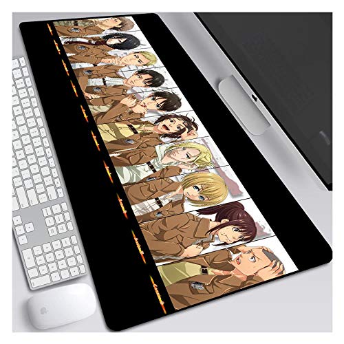Mauspad Angriff auf Titan Speed Gaming Mauspad |XXL Mousepad | 900 x 400mm Großformat | 3 mm Dicke Basis | Perfekte Präzision und Geschwindigkeit, F Mauspad Angriff auf Titan Speed Gaming Mauspad |XXL Mousepad | 900 x 400mm Großformat | 3 mm Dicke Basis | Perfekte Präzision und Geschwindigkeit, F von IGIRC
