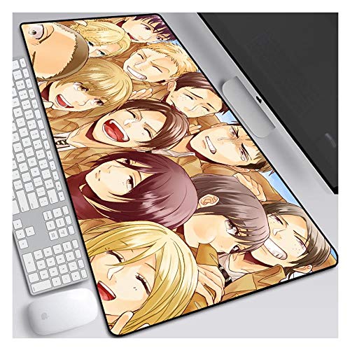 Mauspad Angriff auf Titan Speed ​​Gaming Mauspad |XXL Mousepad | 900 x 400mm Großformat | 3 mm Dicke Basis | Perfekte Präzision und Geschwindigkeit, P von IGIRC