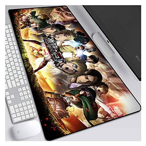 Mauspad Angriff auf Titan Speed Gaming Mauspad |XXL Mousepad | 900 x 400mm Großformat | 3 mm Dicke Basis | Perfekte Präzision und Geschwindigkeit, Q Mauspad Angriff auf Titan Speed Gaming Mauspad |XXL Mousepad | 900 x 400mm Großformat | 3 mm Dicke Basis | Perfekte Präzision und Geschwindigkeit, Q von IGIRC