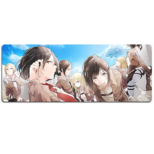 Mauspad Angriff auf den Riesen Speed ​​Gaming Mouse Pad | XXL Mousepad | 900 x 400mm Großformat | 3 mm Dicke Basis | Perfekte Präzision und Geschwindigkeit, J von Hemore