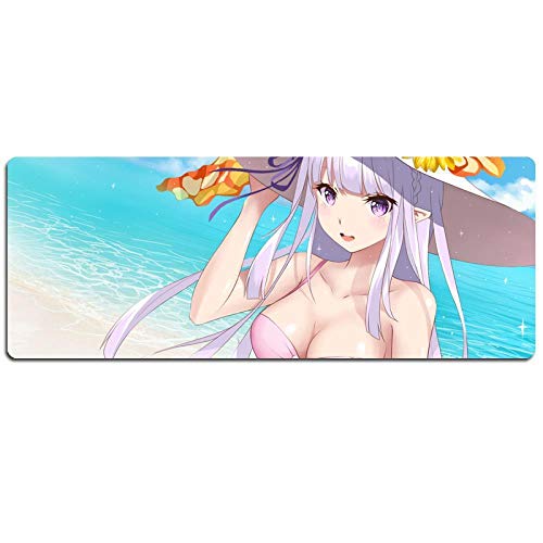 Mauspad Ausgehend von Grund auf neu Speed ​​Gaming Mouse Pad | XXL Mousepad | 800 x 300mm Großformat | 2 mm Dicke Basis | Perfekte Präzision und Geschwindigkeit, P von IGIRC