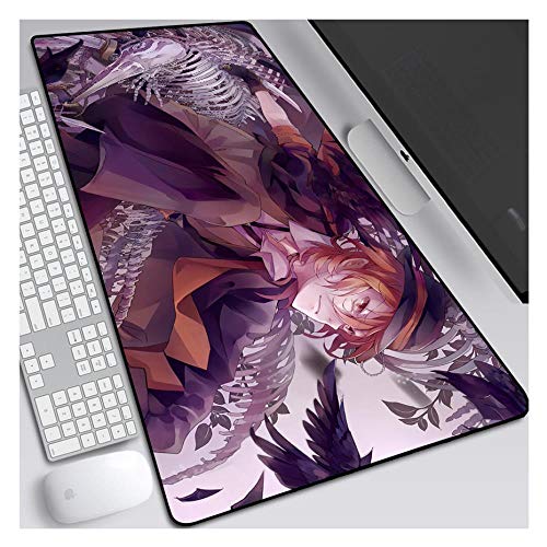 Mauspad Bungo Stray Dogs Speed ​​Gaming Mauspad, 900X400mm Mauspad, Erweitertes XXL großes Mousemat mit 3mm starker Basis, Perfekte Präzision und Geschwindigkeit, P von IGIRC