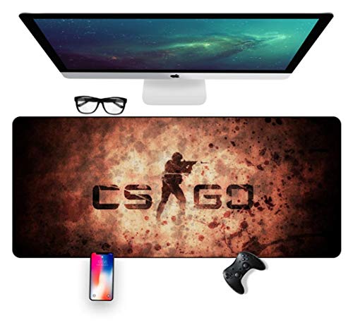 Mauspad CSGO Speed ​​Gaming Mauspad |XXL Mousepad | 700 x 300mm Großformat | 2 mm Dicke Basis | Perfekte Präzision und Geschwindigkeit, ich von IGIRC