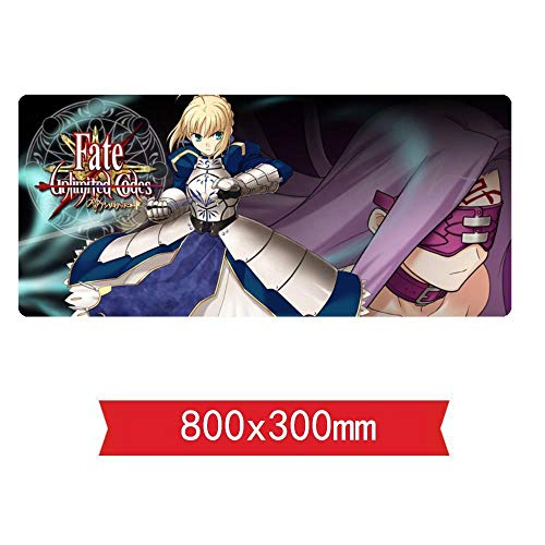 IGIRC Mauspad Cartoonmatte des Säbel-Mädchens Geschwindigkeits-Spiel Mauspad |XXL Mousepad | 800 x 300mm Großformat | 2 mm Dicke Basis | Perfekte Präzision und Geschwindigkeit, B IGIRC Mauspad Cartoonmatte des Säbel-Mädchens Geschwindigkeits-Spiel Mauspad |XXL Mousepad | 800 x 300mm Großformat | 2 mm Dicke Basis | Perfekte Präzision und Geschwindigkeit, B von Hemore