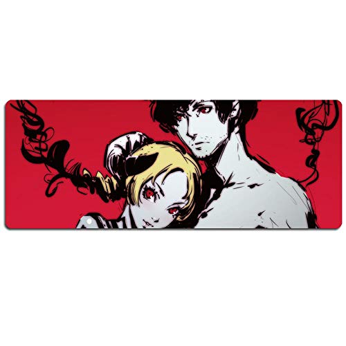 Mauspad Catherine Speed ​​Gaming Mauspad, 900X400mm Mousepad, Erweitertes XXL großes Mousemat mit 3mm starker Basis, für Notebooks, PC, N von IGIRC