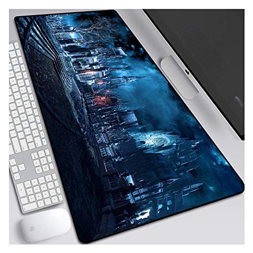 Mauspad Dark Souls Bloodborne 900X400mm Mauspad, Speed ​​Gaming Mousepad, Erweitertes XXL großes Mousemat mit 3mm starker Basis, für Notebooks, PC, L von IGIRC