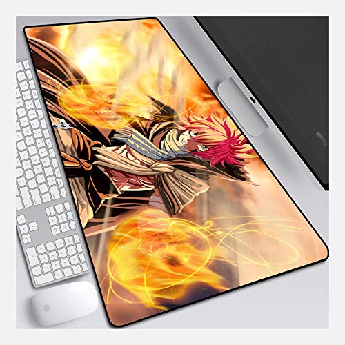 Mauspad Fairy Tail 800X300mm Mauspad, Perfekte Präzision und Geschwindigkeit Gaming-Mauspad mit 3 mm starker Unterseite, für Notebooks, PC, S von IGIRC